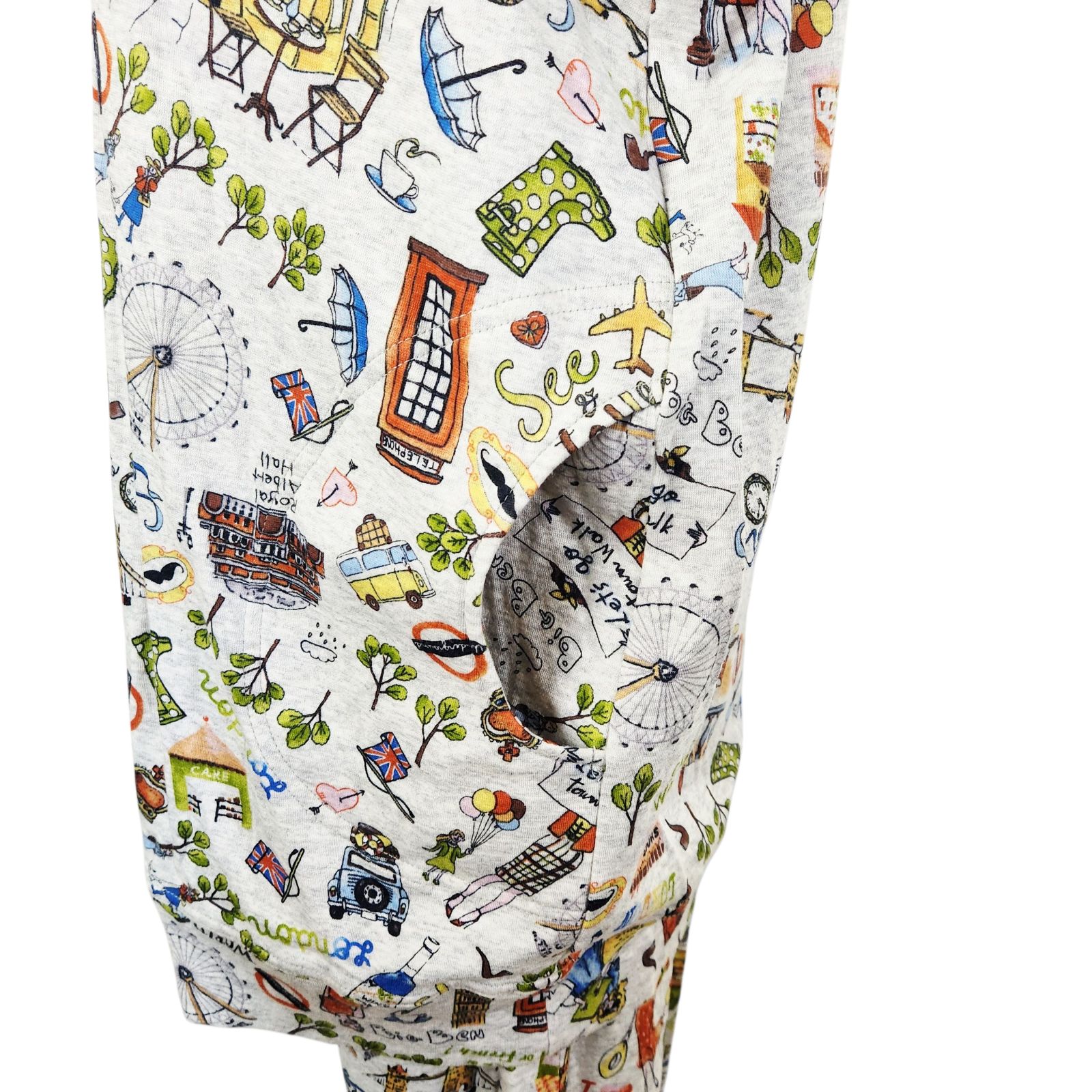 丸首長袖トレーナパジャマ