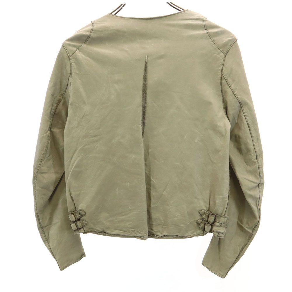 シシベージュ レザージャケット牛革xs