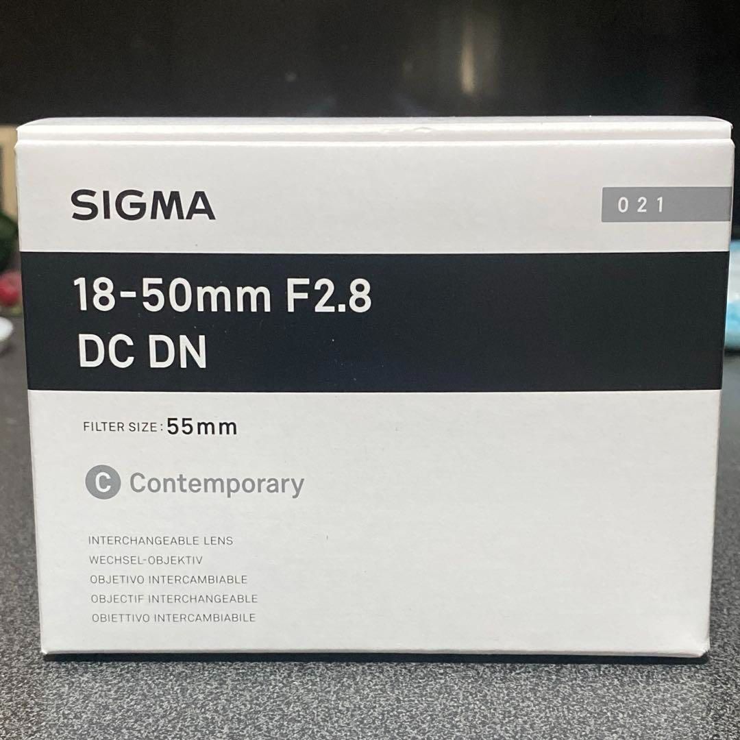 保証書付、新品送料無料。 SIGMA 18-50㎜F2.8 DC DN