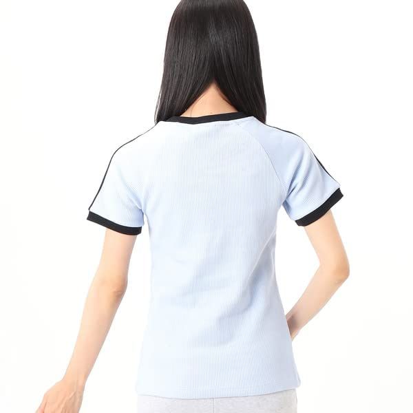 スリーストライプス スリム半袖Tシャツ