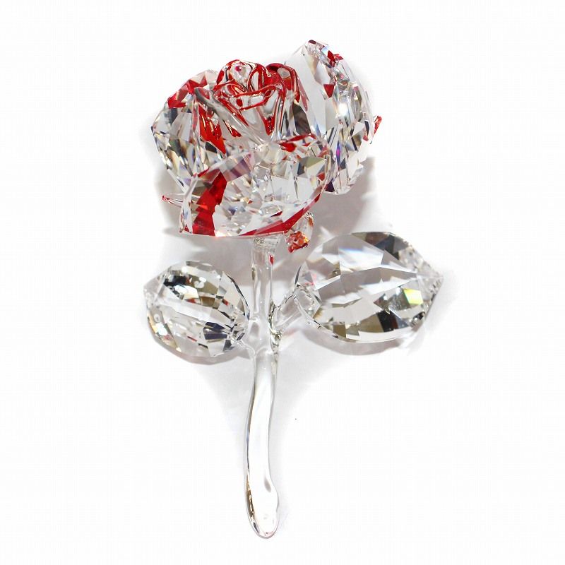 スワロフスキー SWAROVSKI ブロッサミング ローズ Red オーナメント