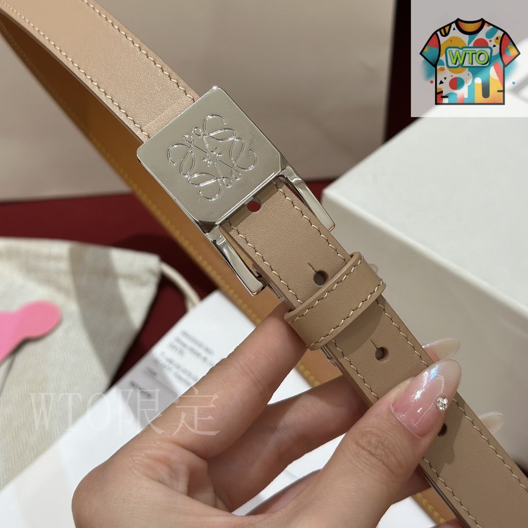 今日WTO】Loewe スムースレザー Amazona ロックベルト-1-FW63