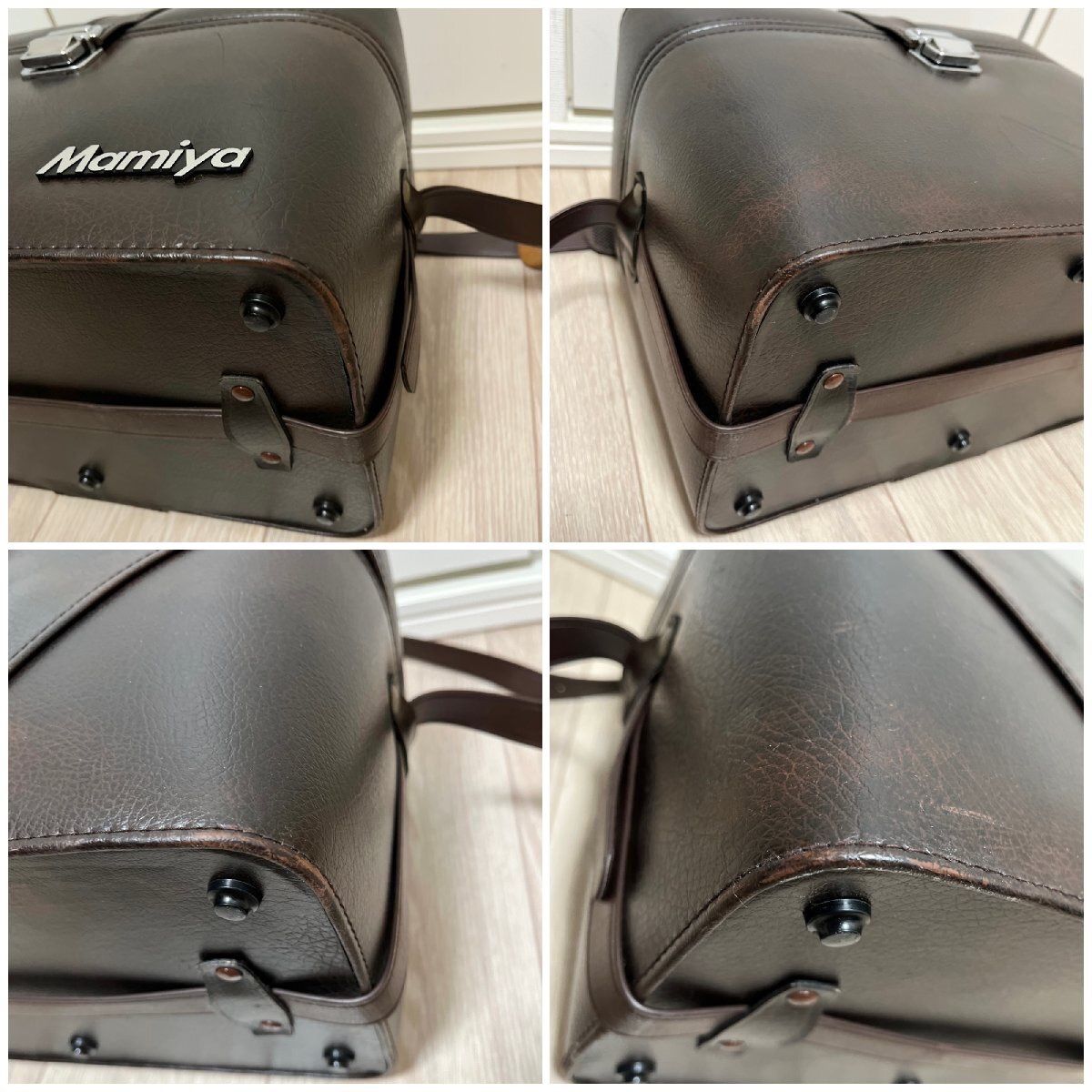 ◇◇ 極上美品 マミヤ Mamiya 純正 レザー ハードケース 中判 大判