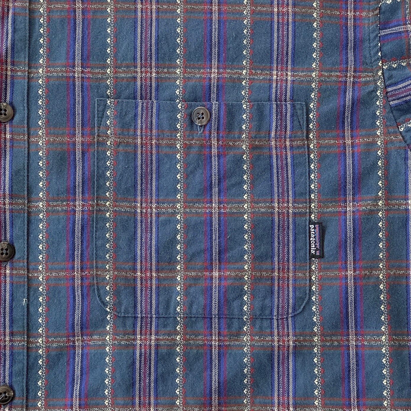 90s パタゴニア ジャガード チェックシャツ Patagonia Jacquard