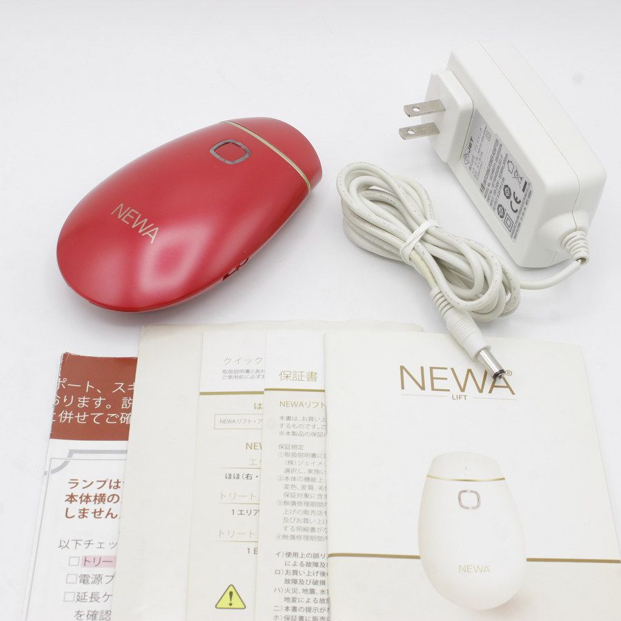 ニューアリフト 家庭用サブマイクロ波RF美顔器 ルビーレッド newaLIFT ...