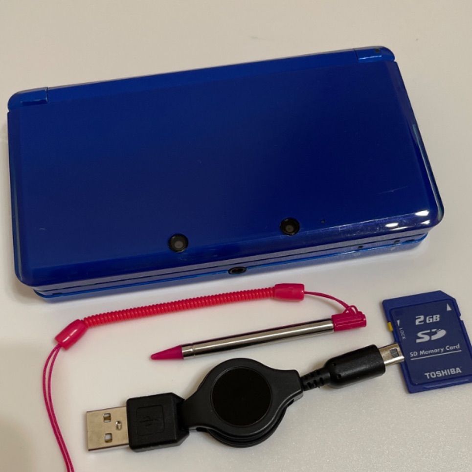 ニンテンドー3DS 本体 USB充電器 コバルトブルー - メルカリ