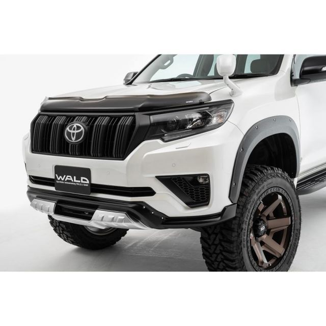 WALD DESERT LINE H29.9- フロントスポイラー 150系 ランドクルーザー プラド GDJ150W TRJ150W 後期 ヴァルド エアロ