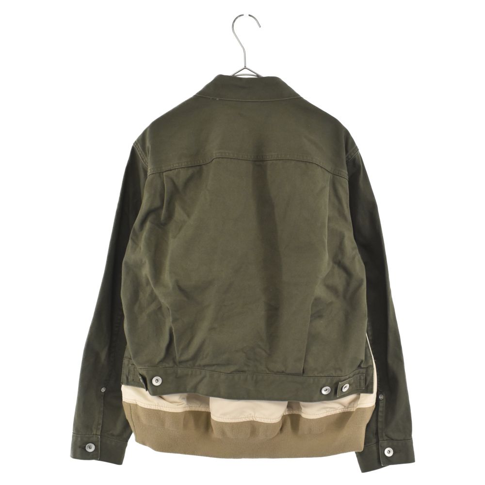 Sacai (サカイ) 22SS Denim x Nylon Twill Mix Blouson ナイロン