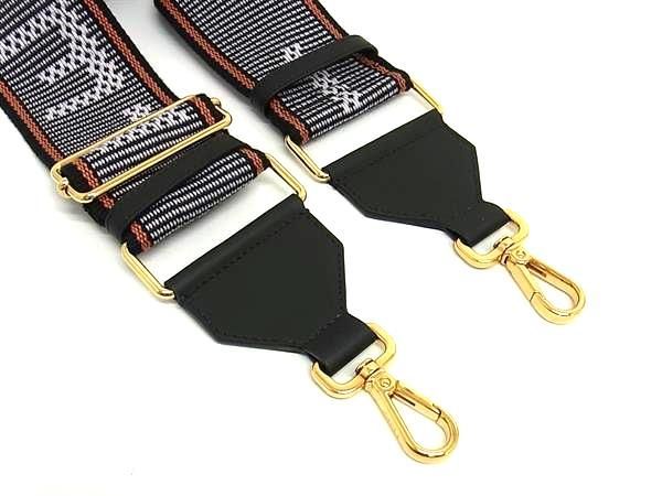 □新品同様□ FENDI フェンディ ストラップユー レザー×キャンバス