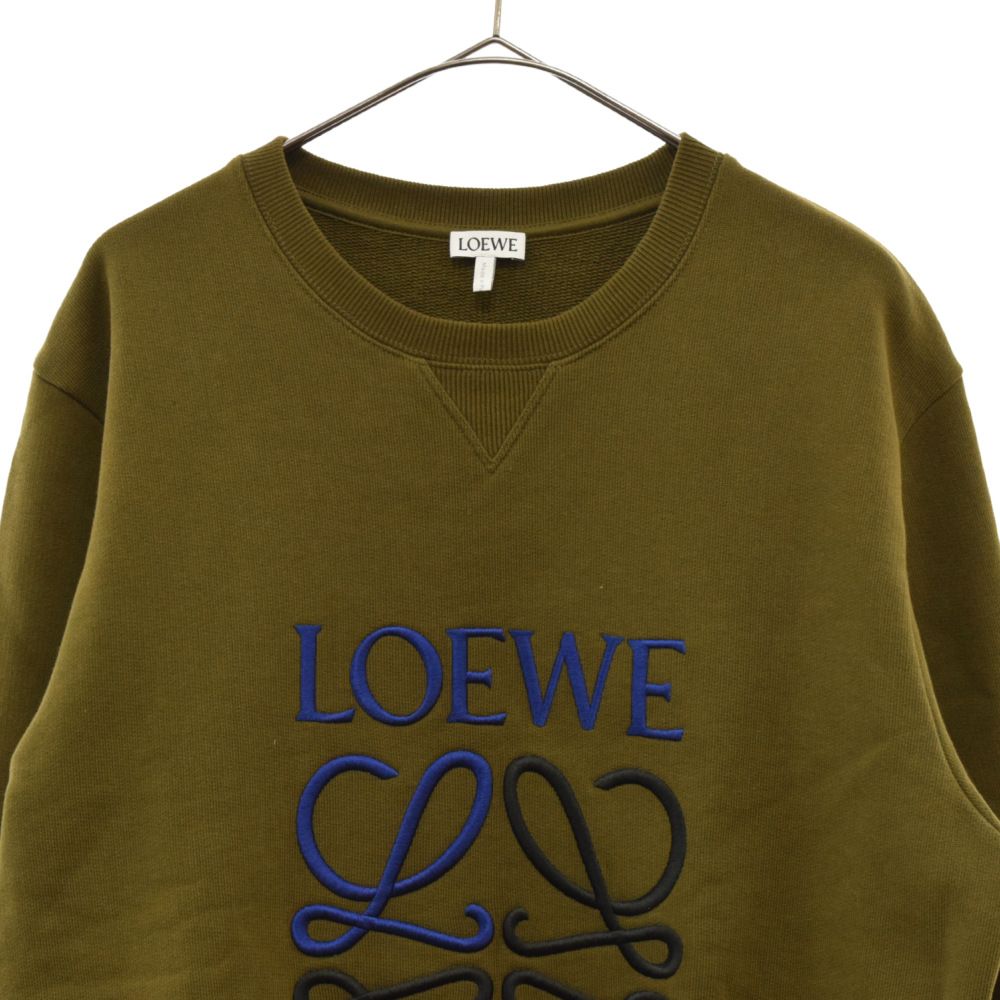 LOEWE (ロエベ) ANAGRAM SWEAT SHIRT H526Y24J07 アナグラム スウェット トレーナー カーキ - メルカリ