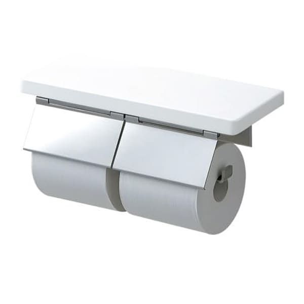 YH402FW TOTO 棚付二連紙巻器 ペーパーホルダー