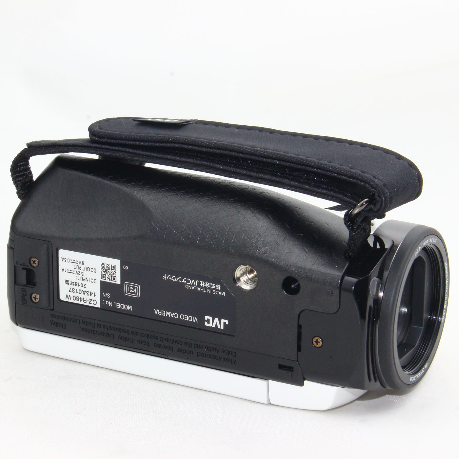 JVCKENWOOD JVC ビデオカメラ Everio R 防水 防塵 32GB内蔵メモリー シャインホワイト GZ-R480-W - カメラ