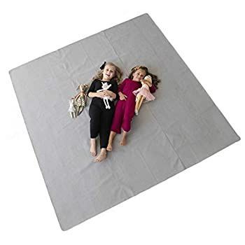 SONDER レザー多目的マット ? キッズモダンピクニックマット ? 防水-防砂ビーチブランケット ? 屋内屋外プレイマット ? 持ち運び用ストラップ付