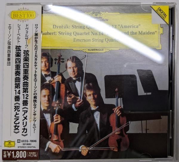 ドヴォルザーク:弦楽四重奏曲第12番「アメリカ」、シューベルト:第14番「死と乙女」 [CD] シューベルト：弦楽四重奏曲第12番「四重奏断章」、?第14番「死