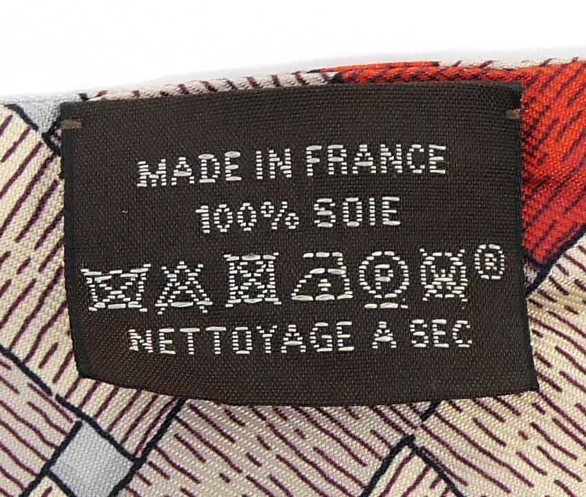 エルメス HERMES ツイリー 馬銜 シュミーズ スカーフ 赤 シルク100