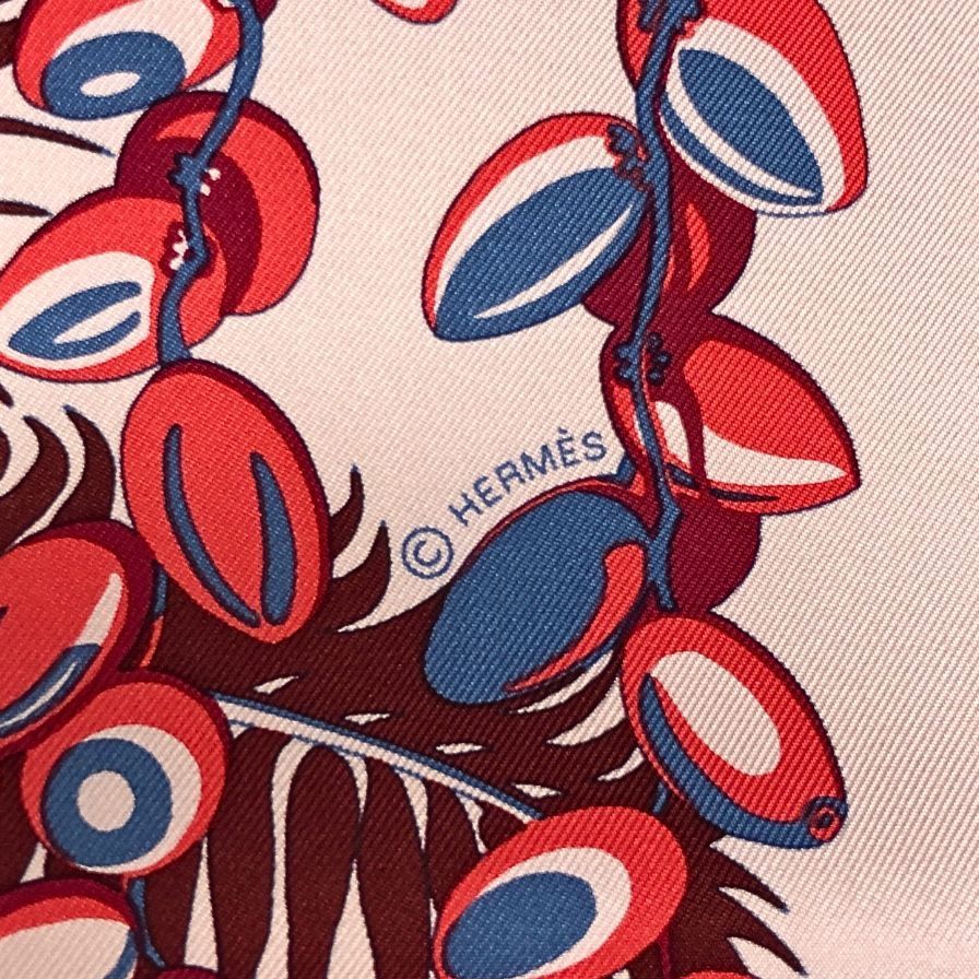 ○美品 エルメス HERMES カレ90 大名 日出る国の皇子 スカーフ