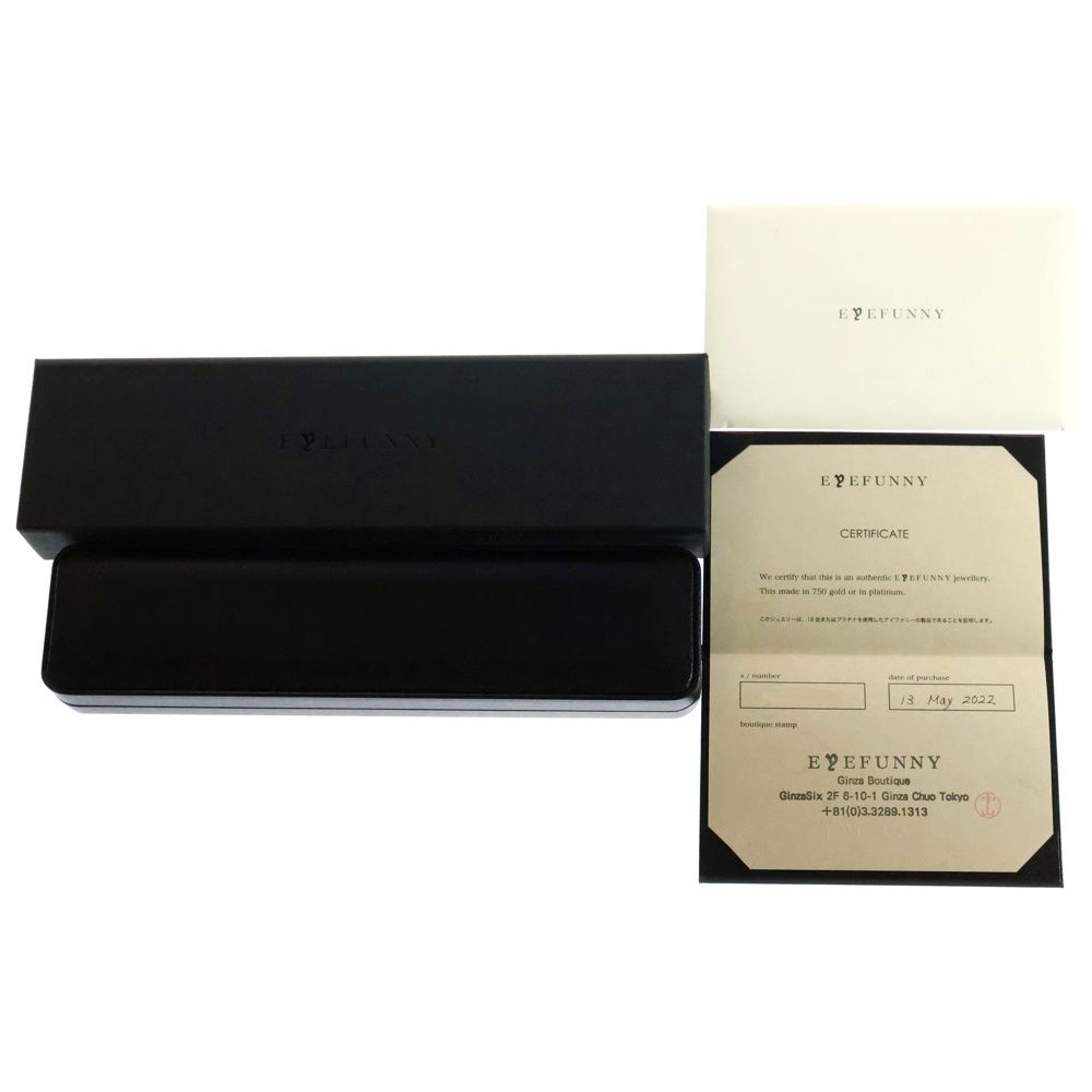 EYEFUNNY (アイファニー) K18YG ナロー ネックレスチェーン