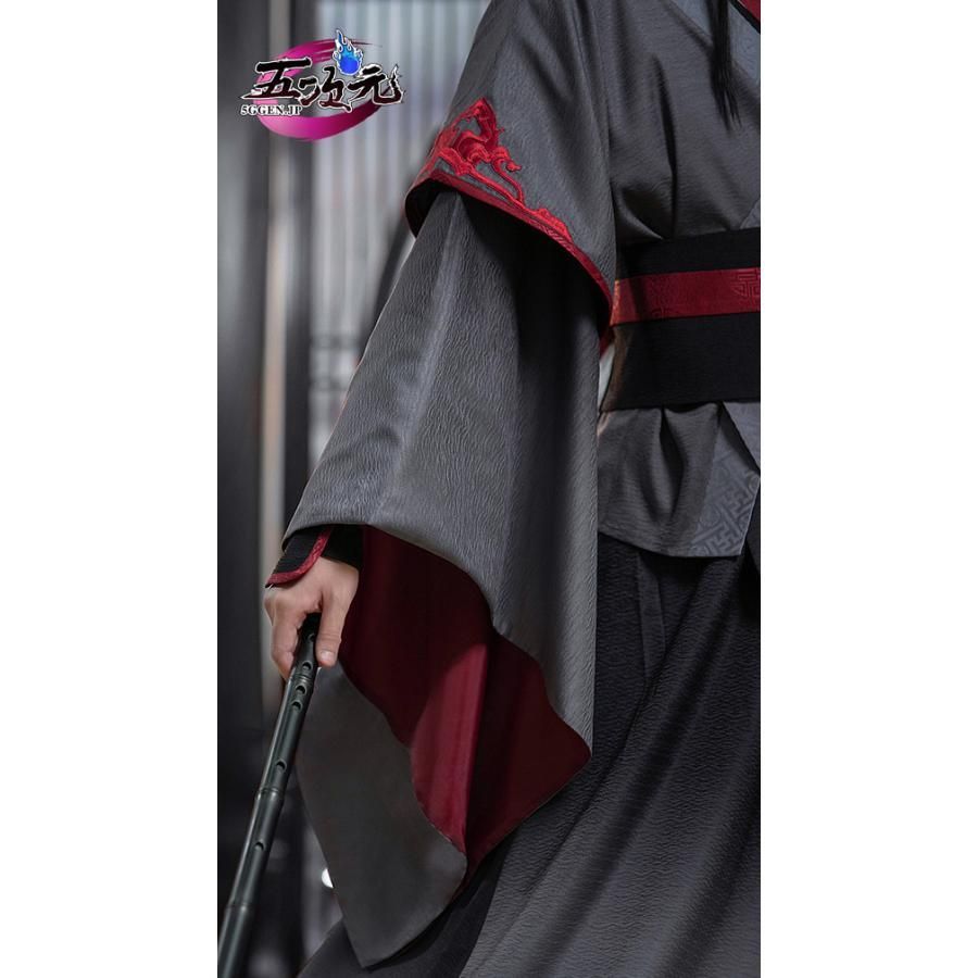 魔道祖師 莫玄羽 魏嬰 公式衣装 ウィッグと笛付 送料込 ※お値下げ致しました 猫屋小舗 魔道祖師 公式衣装 コスプレ 魏無羨 莫玄羽ver