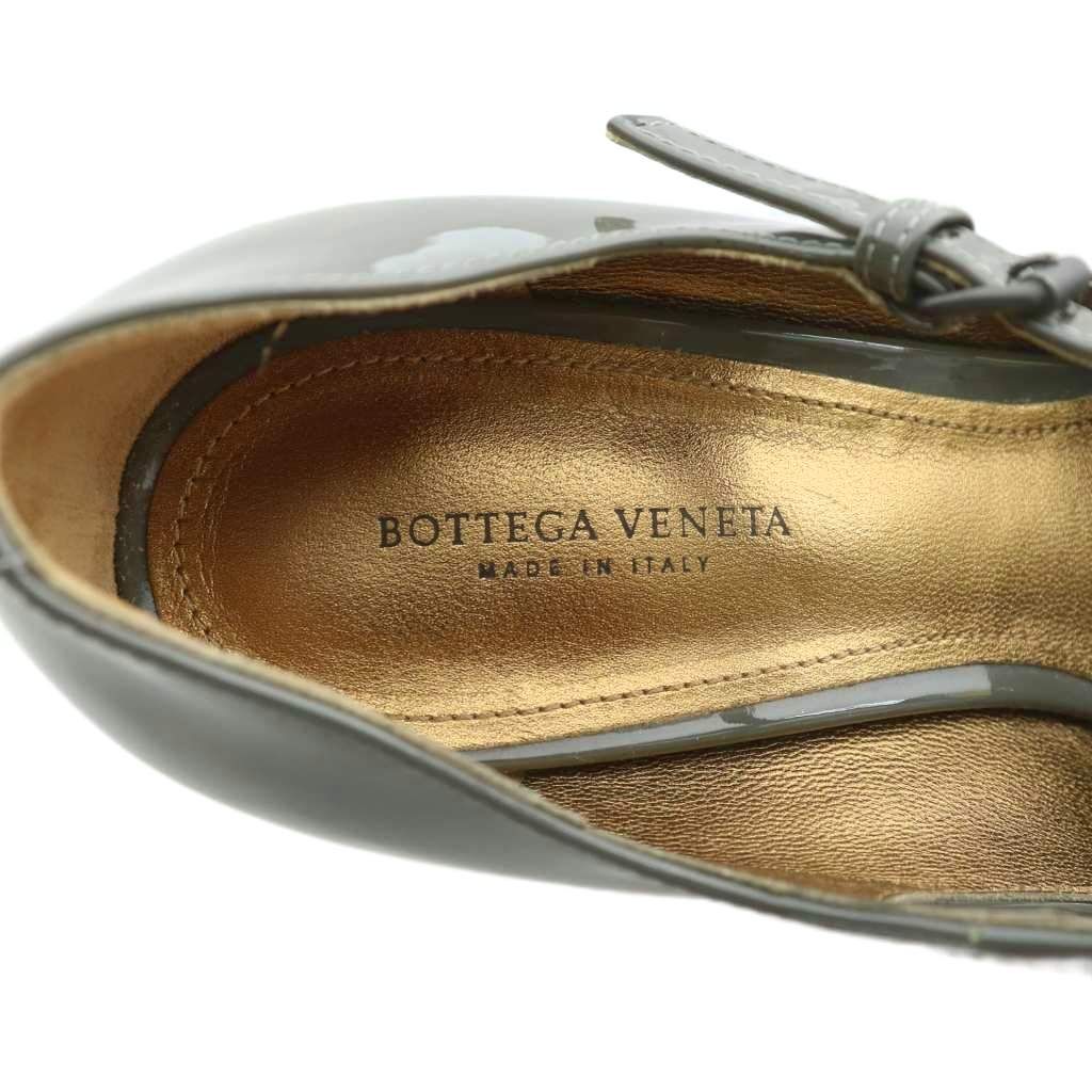 Bottega Veneta エナメルストラップヒール BOTTEGA VENETA エナメル ストラップ ヒール サンダル
