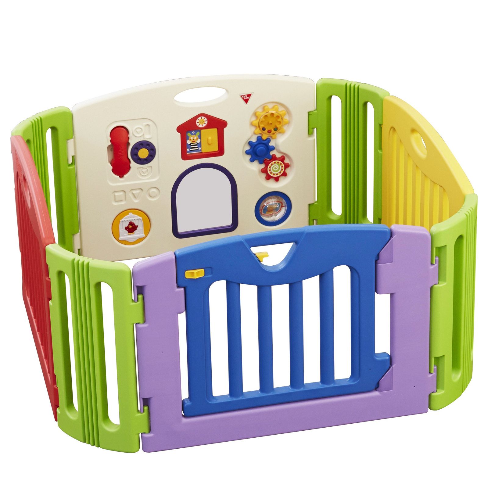新着商品 日本育児 ベビーサークル ミュージカルキッズランド スクエア 6ヶ月~3歳半頃対象 拡張しやすい四角型ベビーサークル
