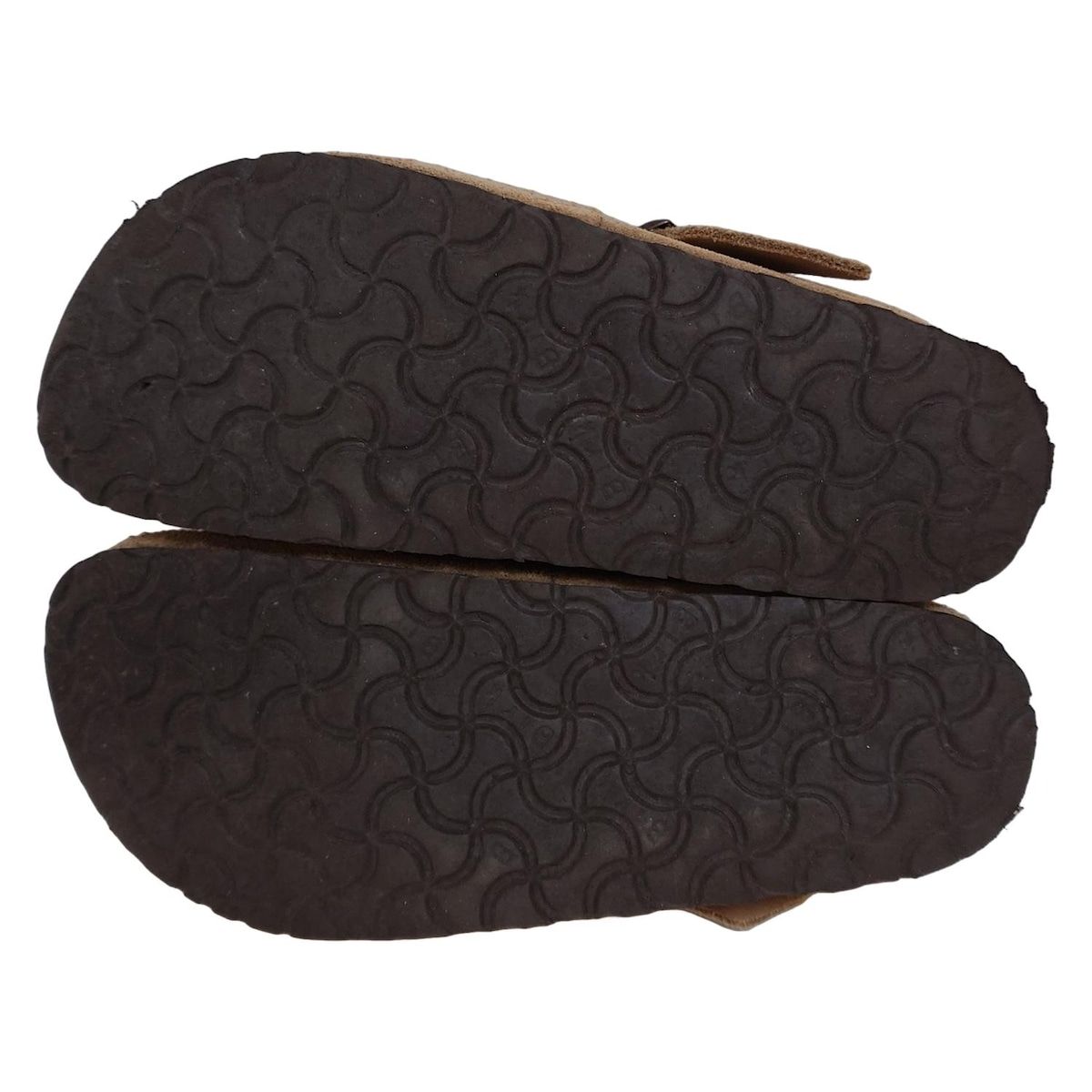 BIRKEN STOCK ビルケンシュトック シューズ 37 レディース - ベージュ×ダークブラウン フリンジ レザー KIN-KAAI_COM