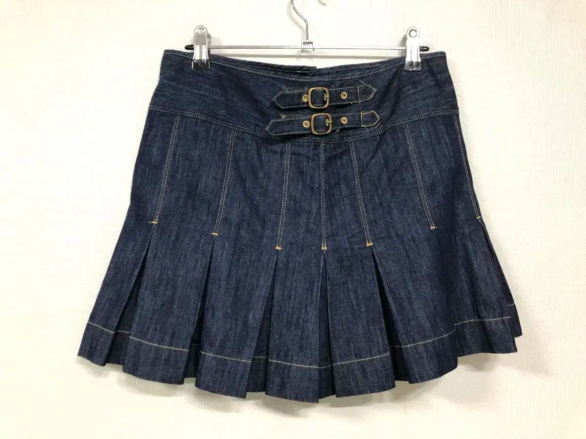 ポロ ジーンズ Ralph Lauren ラルフローレン シンチバッグ デニム プリーツ ミニ スカート 28 ー 29 MERCADOAVALIA_COM_BR