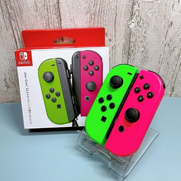 美品 人気カラー スプラトゥーン Switch 左右セット ジョイコン - メルカリ