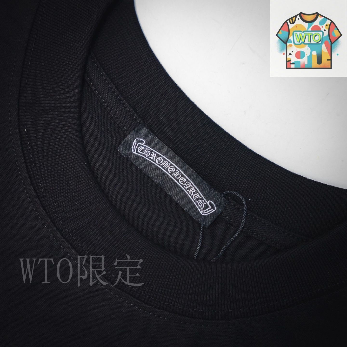 今日特価】CHROME HEARTS ポケットクロスプリント T シャツ-3