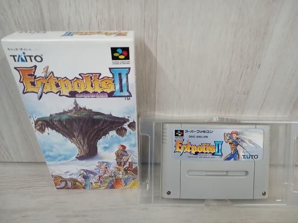 SFCソフト「エストポリス伝記Ⅱ」１個動作品の出品です。 Nintendo (ニンテンドー) スーパーファミコン用ソフト