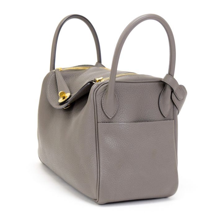 エルメス HERMES リンディ 30 トリヨンクレマンス (レザー) GD金具 X エルメス HERMES リンディ 30 トリヨンクレマンス (レザー) GD金具 X