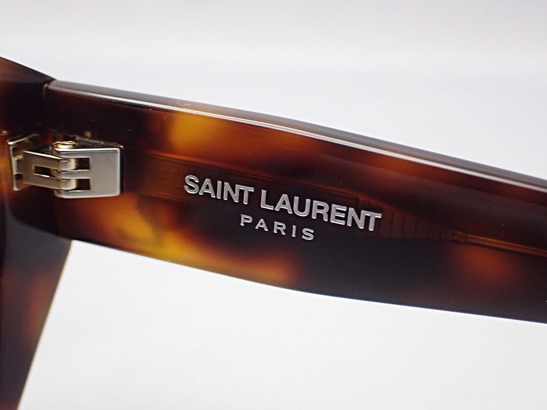 SAINT LAURENT サンローラン レディース サングラス SLM8/F 003 57-15-145 ブラウン系 べっこう柄 中古A- 【送料無料】 A-8896【質屋出品】 SAINT LAURENT サンローラン レディース サングラス SLM8/F 003 57-15