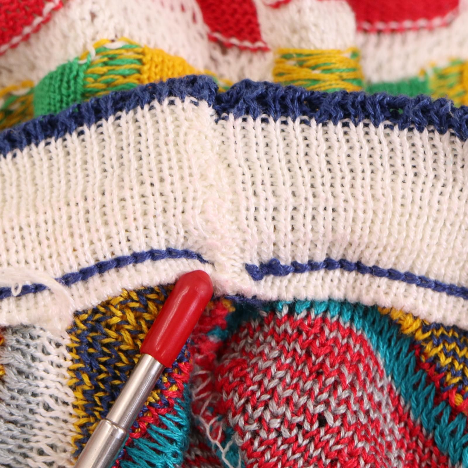 オーストラリア製 COOGI クージー 3Dニット セーター マルチカラー