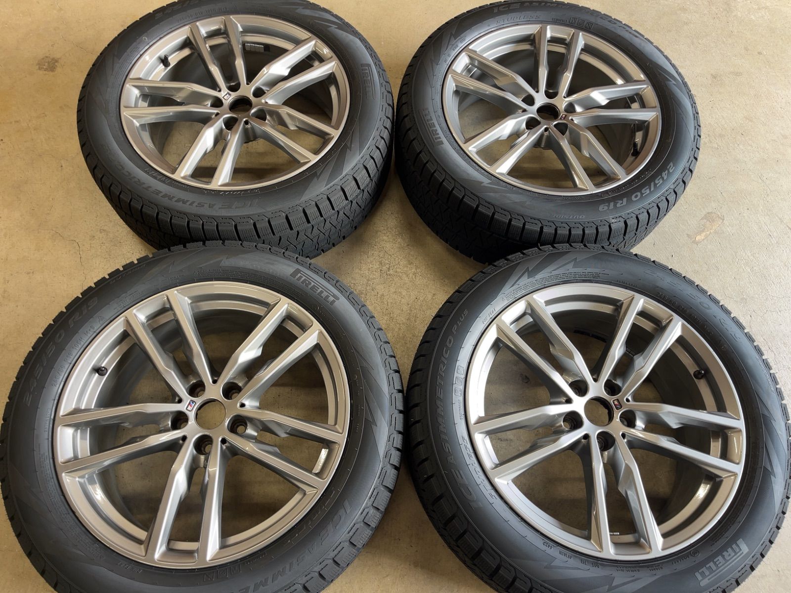 BMW X3 G01 X4 G02 Mスポーツ 純正品 ピレリ RFT 付 19インチ 4本セット