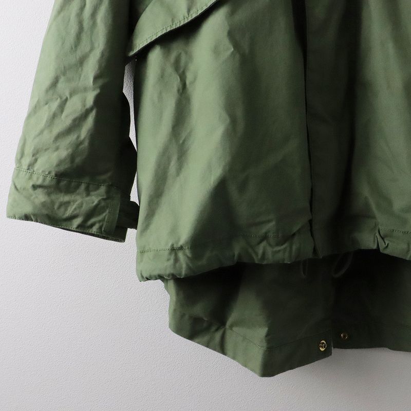 ドゥロワー Drawer モッズコート 36/カーキ ミリタリー ジャケット  