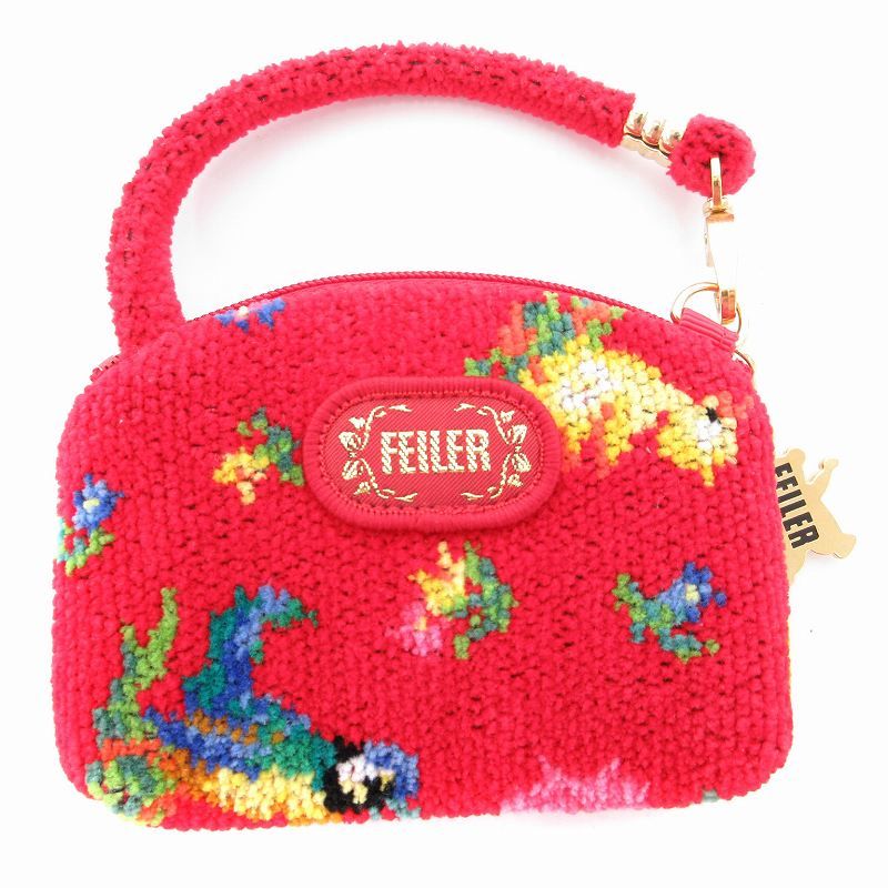 フェイラー FEILER ハイジ キーポーチ 赤 FEILER - FEILER メッシュ