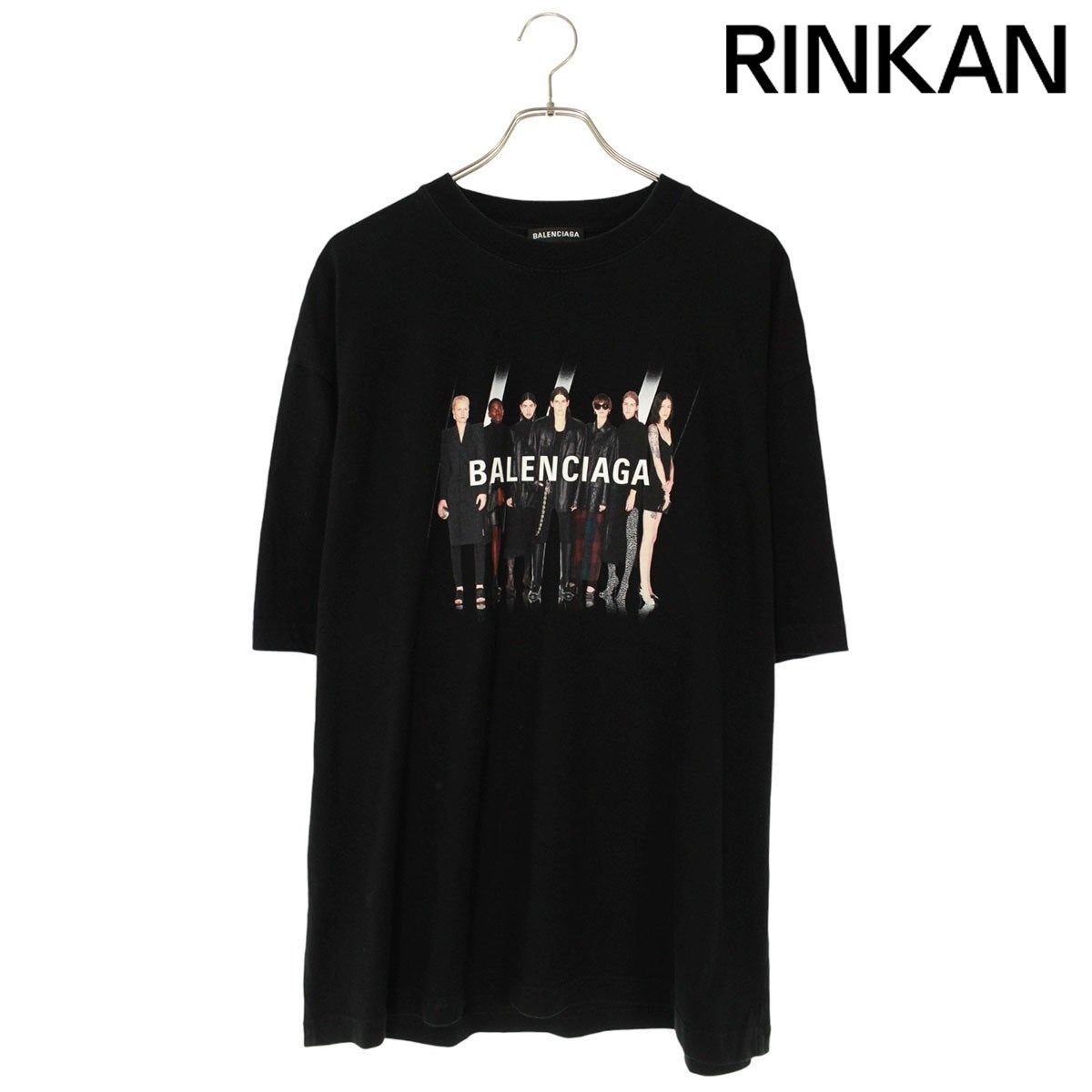 バレンシアガ 612966 TIVA1 リアルバレンシアガプリントTシャツ メンズ L