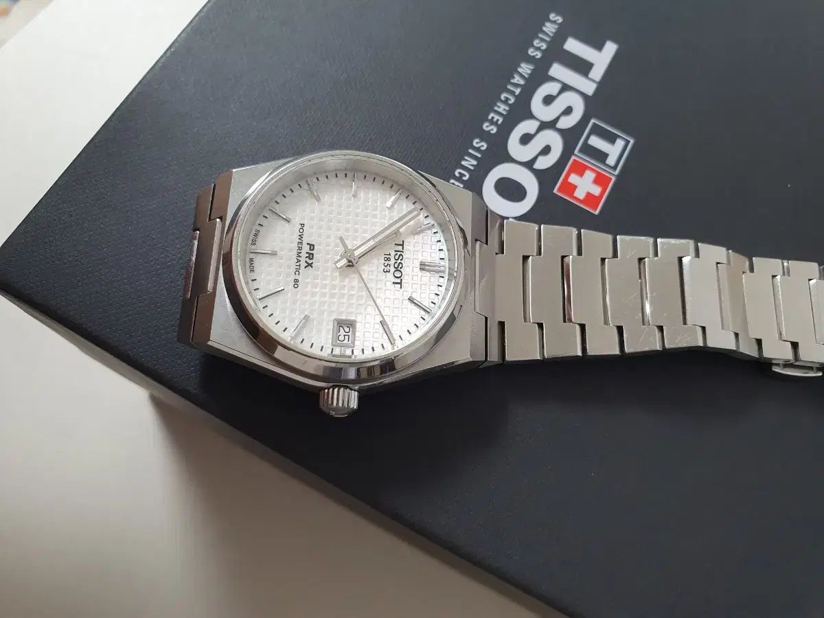 TISSOT(ティソ) PRX 35mm MOP (マザーオブパール) パワー
