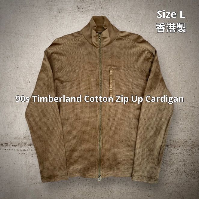 90s Timberland Cotton Zip Up Cardigan ティンバーランド ジップ