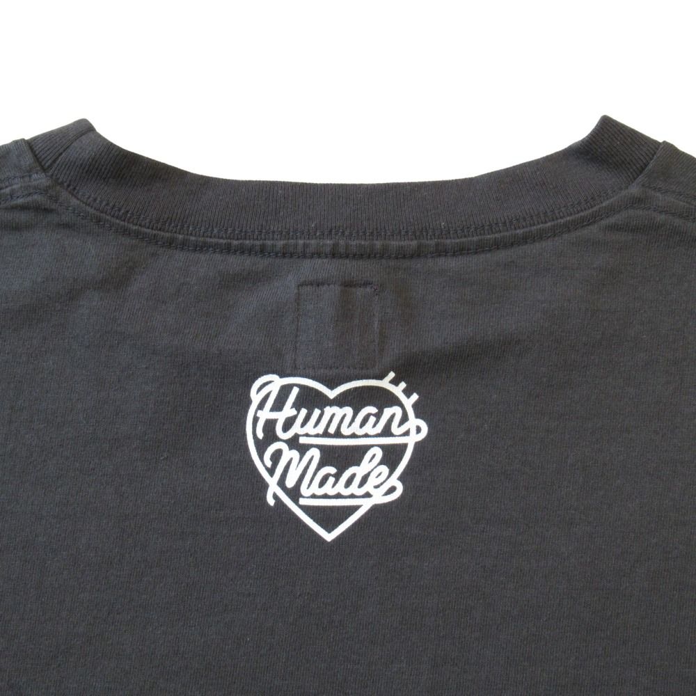 HUMAN MADE ネイビー 長袖カットソー　M 新品同様 HUMAN MADE ヒューマンメイド ロング Tシャツ