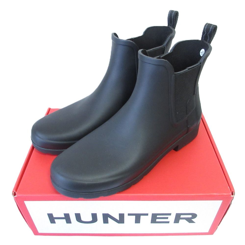 HUNTER ブラック 長靴 バックル付き 24cm 25cm 2足セット ハンター