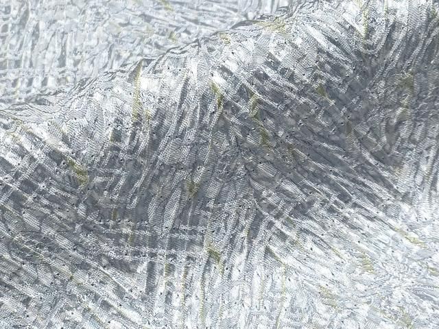 平和屋本店□極上 名門 藤娘きぬたや・杢目絞り 小紋 証紙付き