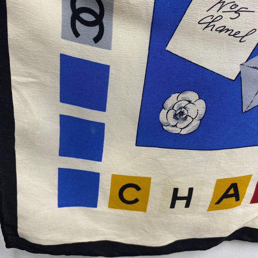 CHANEL シャネル スカーフ ヴィンテージ ココマーク 手紙 レター 