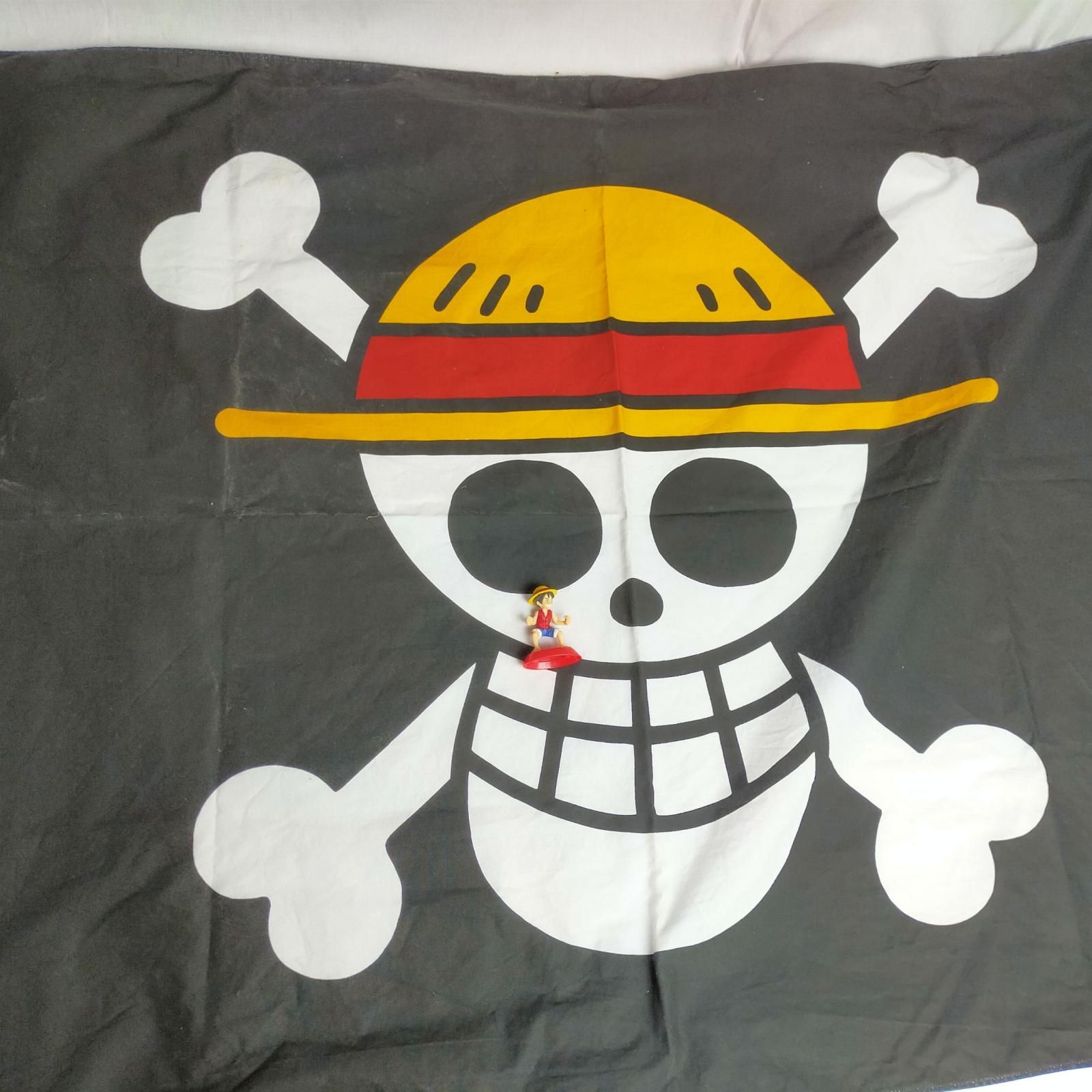 ワンピース 麦わらの海賊団 海賊旗 フラッグ - キャラクターグッズ