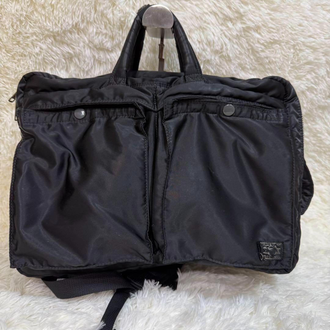 【美品】ポーター　ビジネスバッグ　タンカー　ナイロン　2way仕様　ブラック TANKER(タンカー) 2WAY BRIEFCASE | 吉田カバンホームページ