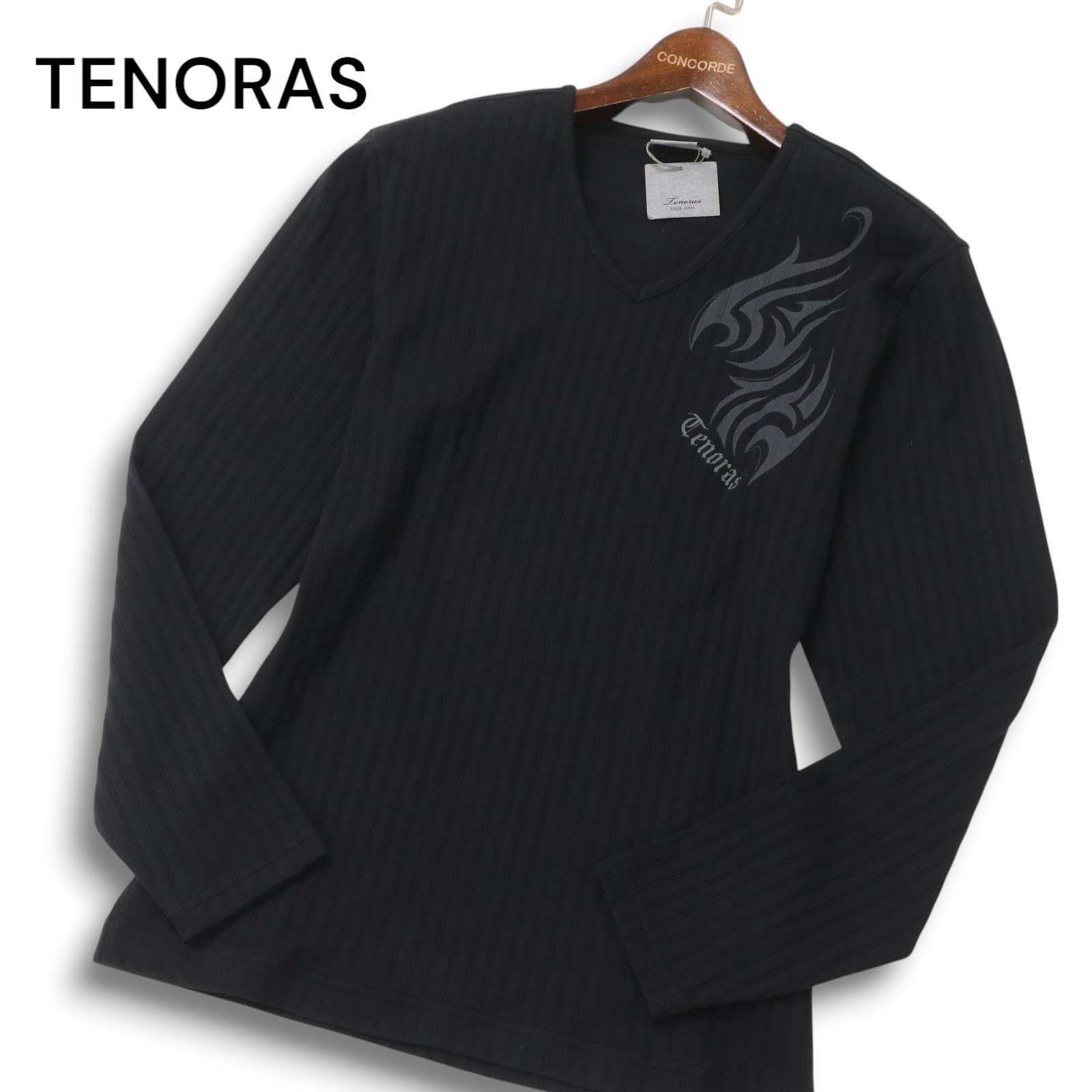 新品 未使用】 TENORAS メンズティノラス 通年☆ ロゴプリント