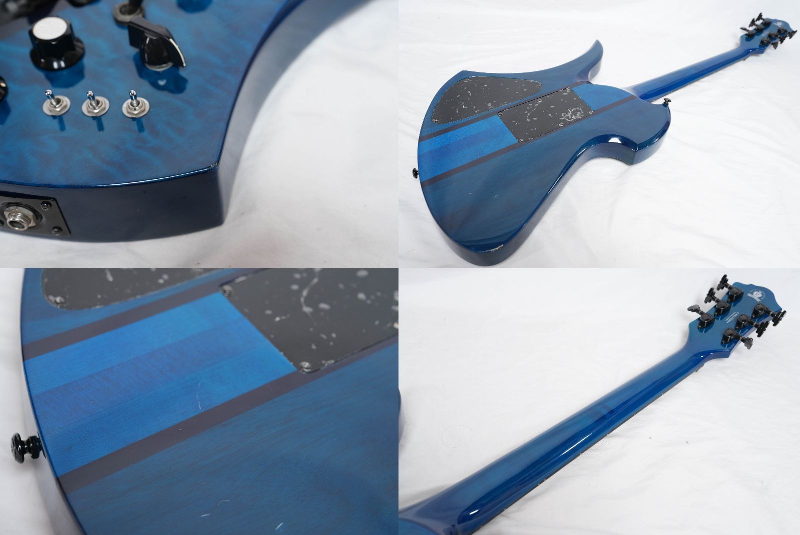 ☆B.C.Rich☆Mocking Bird ST with Floyd Rose Transparent Blue