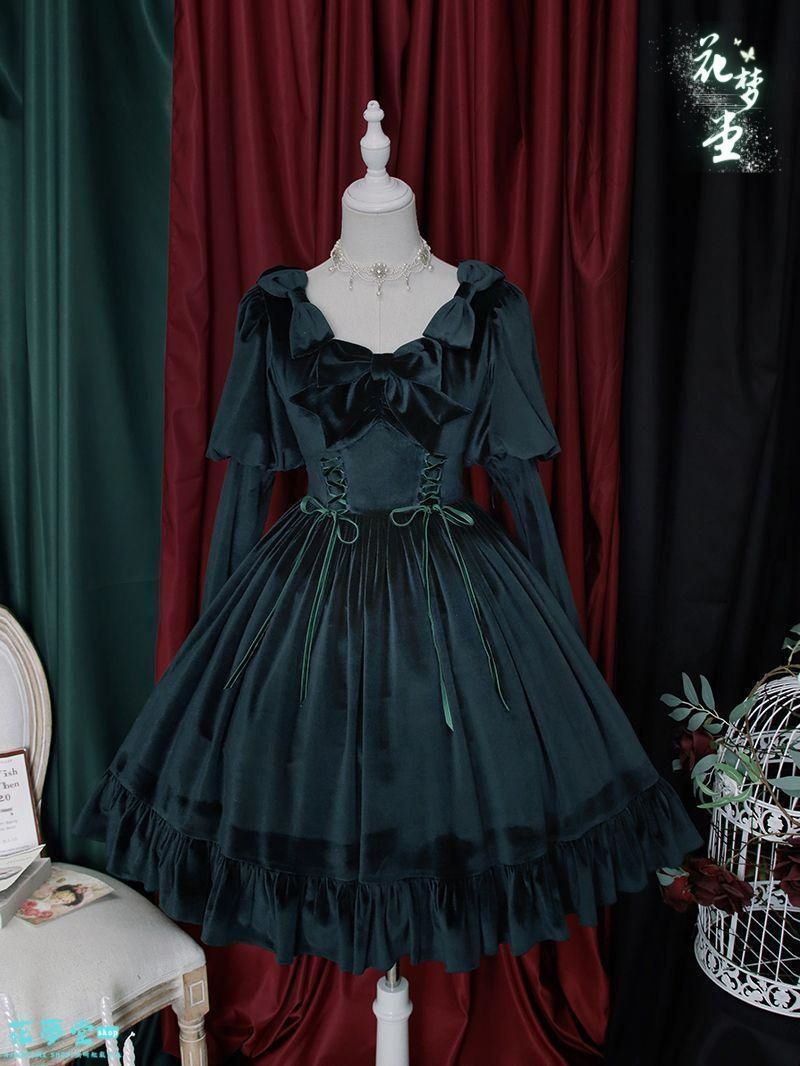 幸せな 25年 ドレスロリータセット 仮装 オリジナル 洋服 ロリータ ワンピース コスプレ 撮影会 舞台 イベント 原野空間-178
