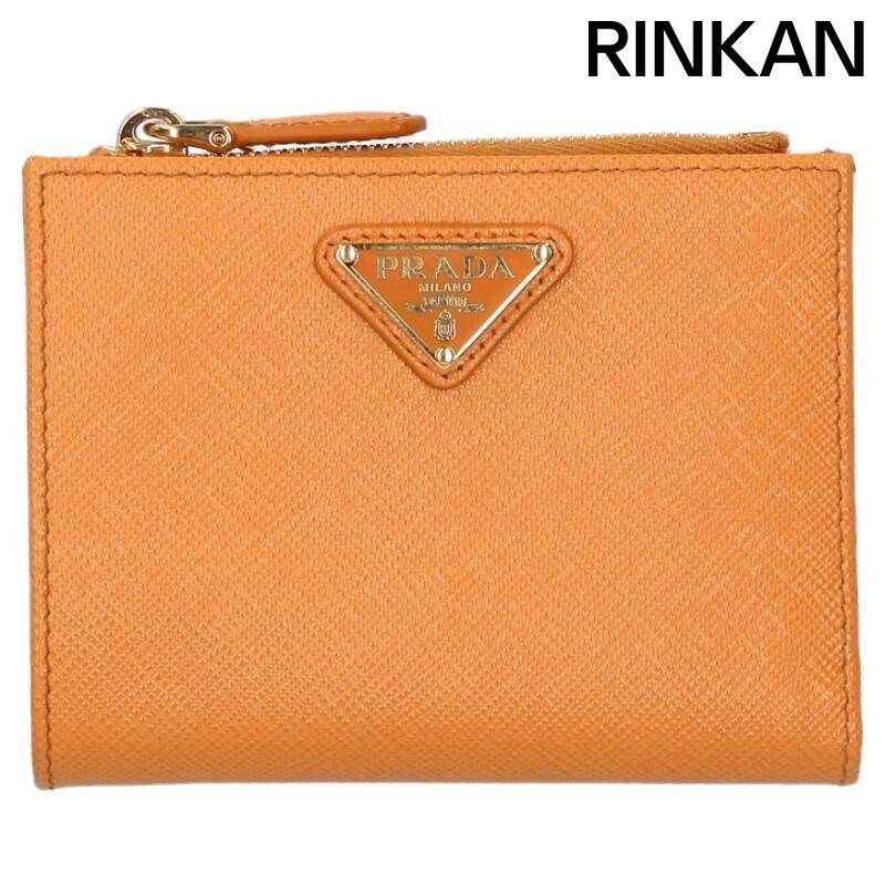 プラダ 1ML050 サフィアーノトライアングル財布 メンズ TU