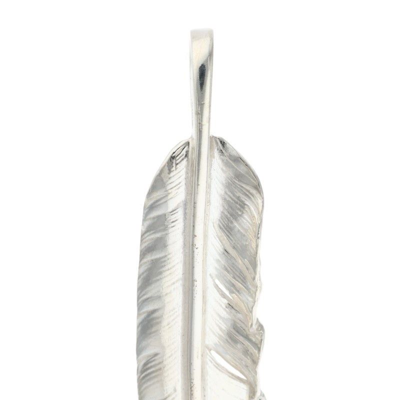 ゴローズ メタル付き特大フェザー 左向き ネックレストップ メンズ 特大 WWW_WOWDIGSITE_COM