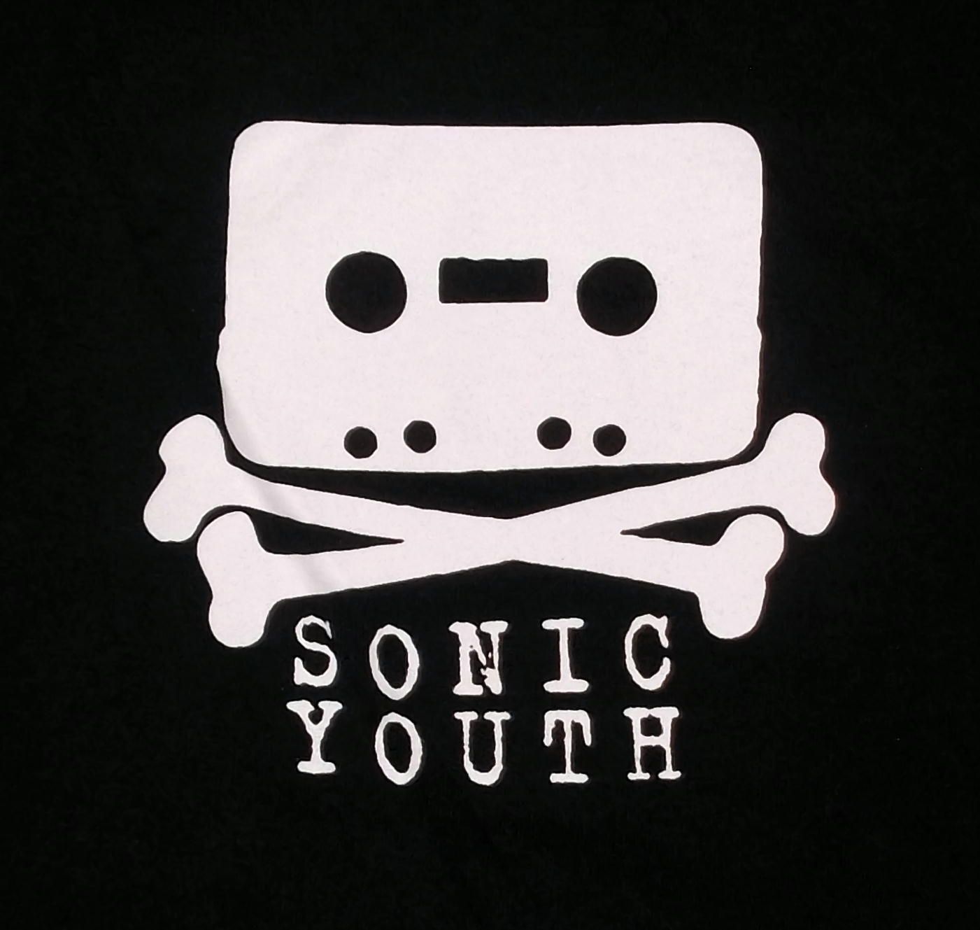 ソニック・ユース Tシャツ① M ブラック Taping SONIC YOUTH ソニック ユース TAPING Tシャツ・ロックTシャツ
